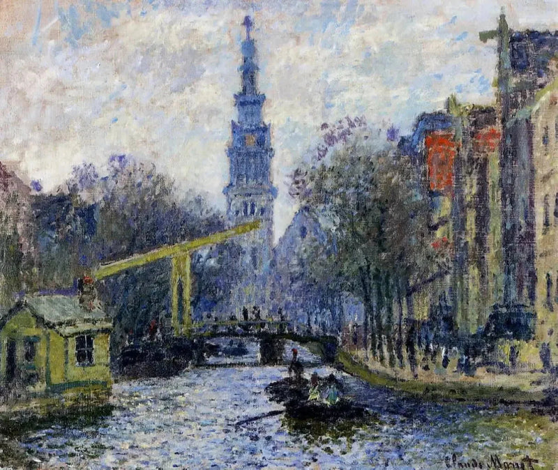 Amsterdam W308'deki Kanal - Claude Monet