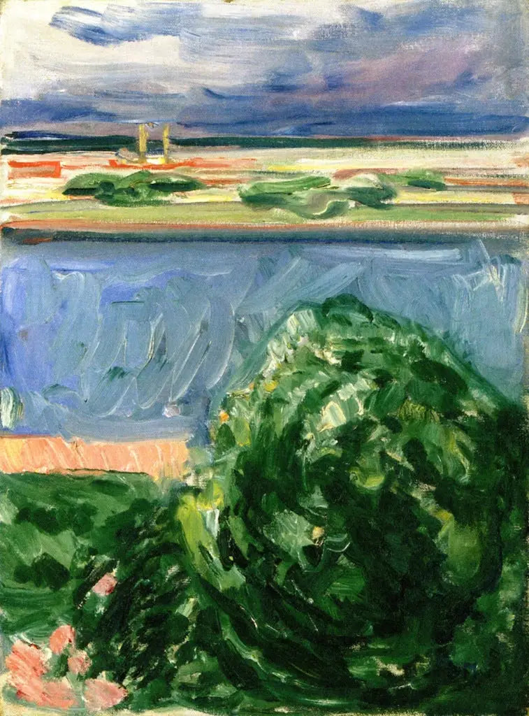 kara bulutlar kanalı - Edvard Munch