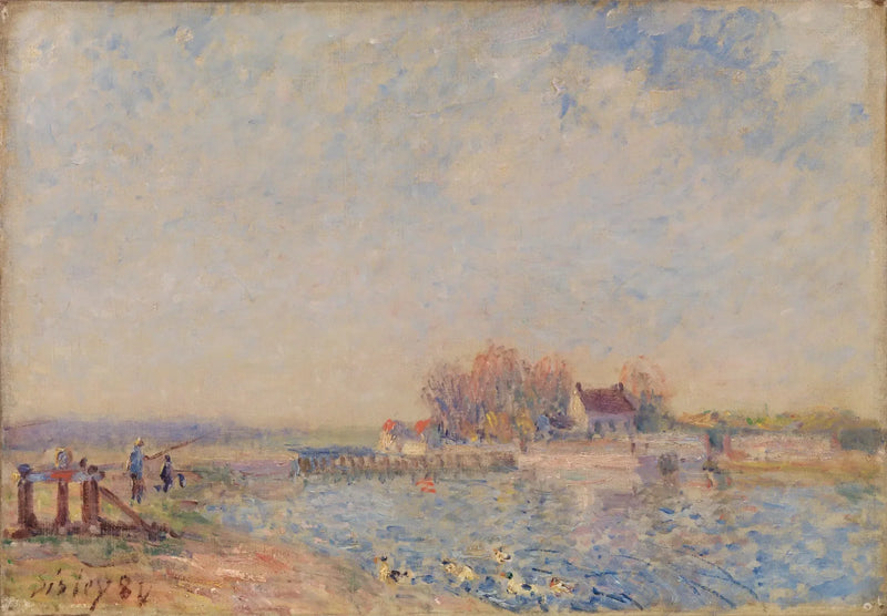 Saint Mammès Kanalı – Loing (Saint Mammès – Loing Kanalı) - Alfred Sisley