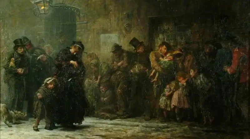 Geçici bakım hizmetine kabul adayları - Luke Fildes
