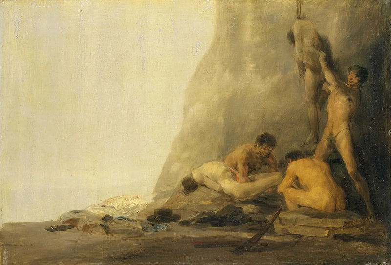 Kurbanlarını Hazırlayan Yamyamlar - Francisco de Goya