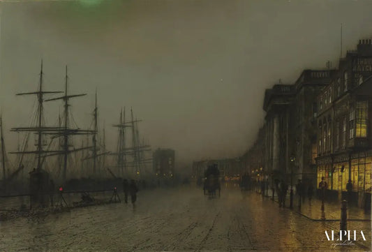 Canny Glasgow - John atkinson grimshaw - Reproductions de tableaux et peintures haut de gamme