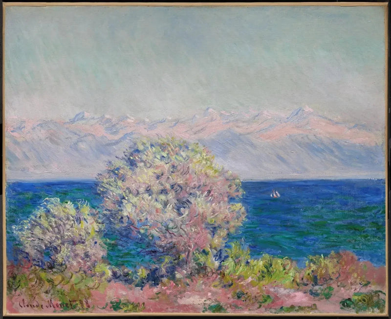 Cap d'Antibes'te, mistral rüzgarda W1176 - Claude Monet