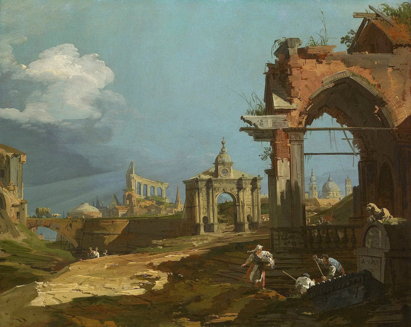 Kıvrık yaylı kapriccio - Canaletto