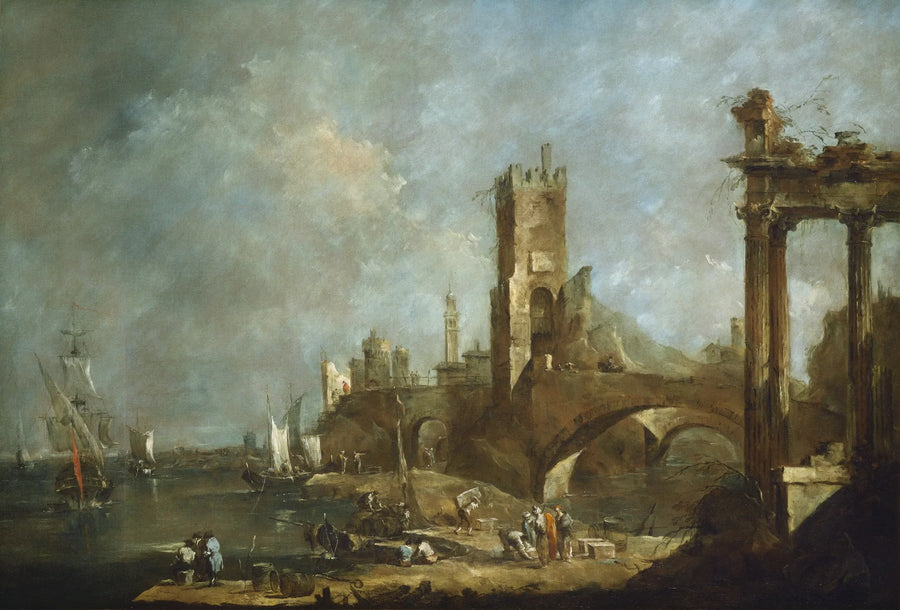 Bir Liman Manzarası - Francesco Guardi