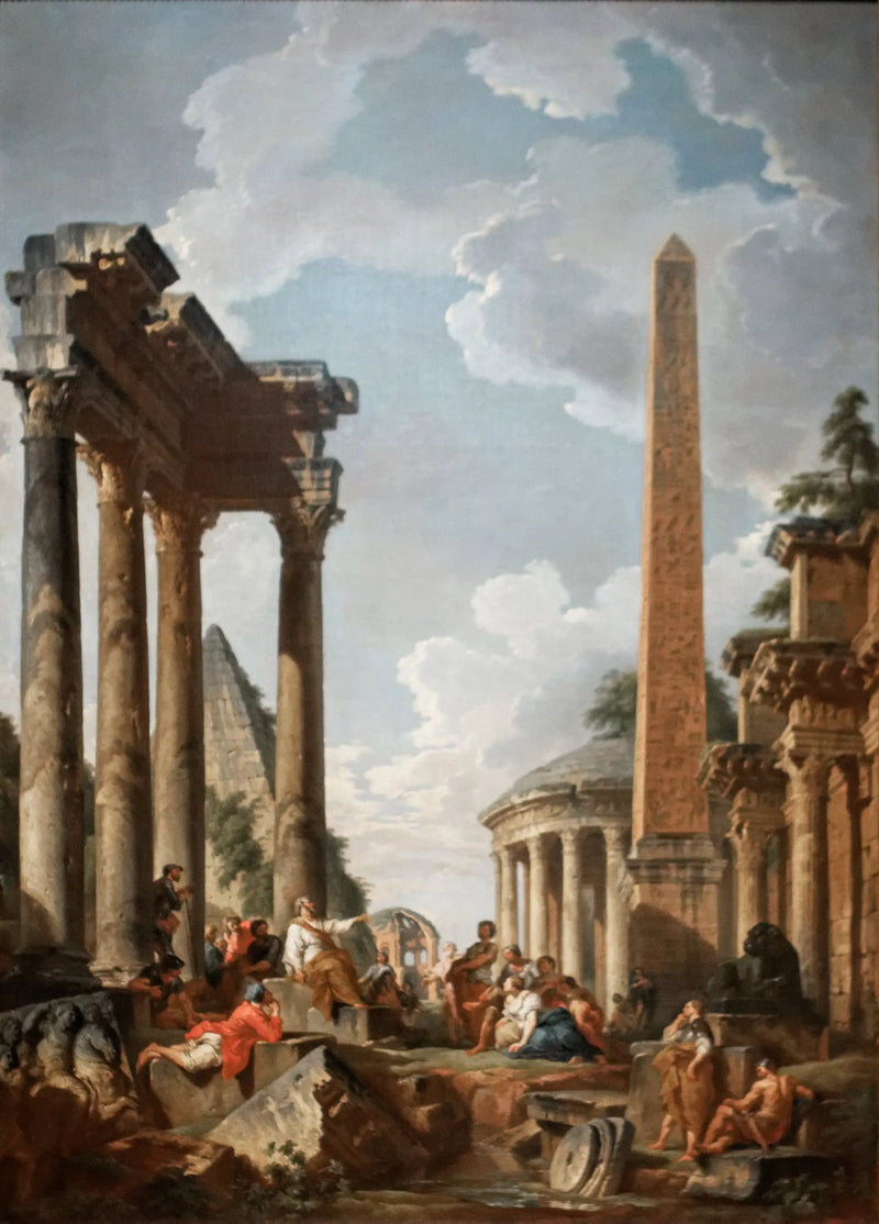 Roma Harabelerinde Vaizli Caprice Mimari - Giovanni Paolo Panini