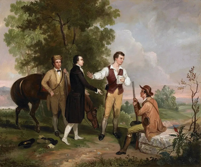 Major André'nin Portresi - Asher Brown Durand