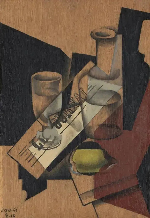 Carafe ve Limon - Juan Gris