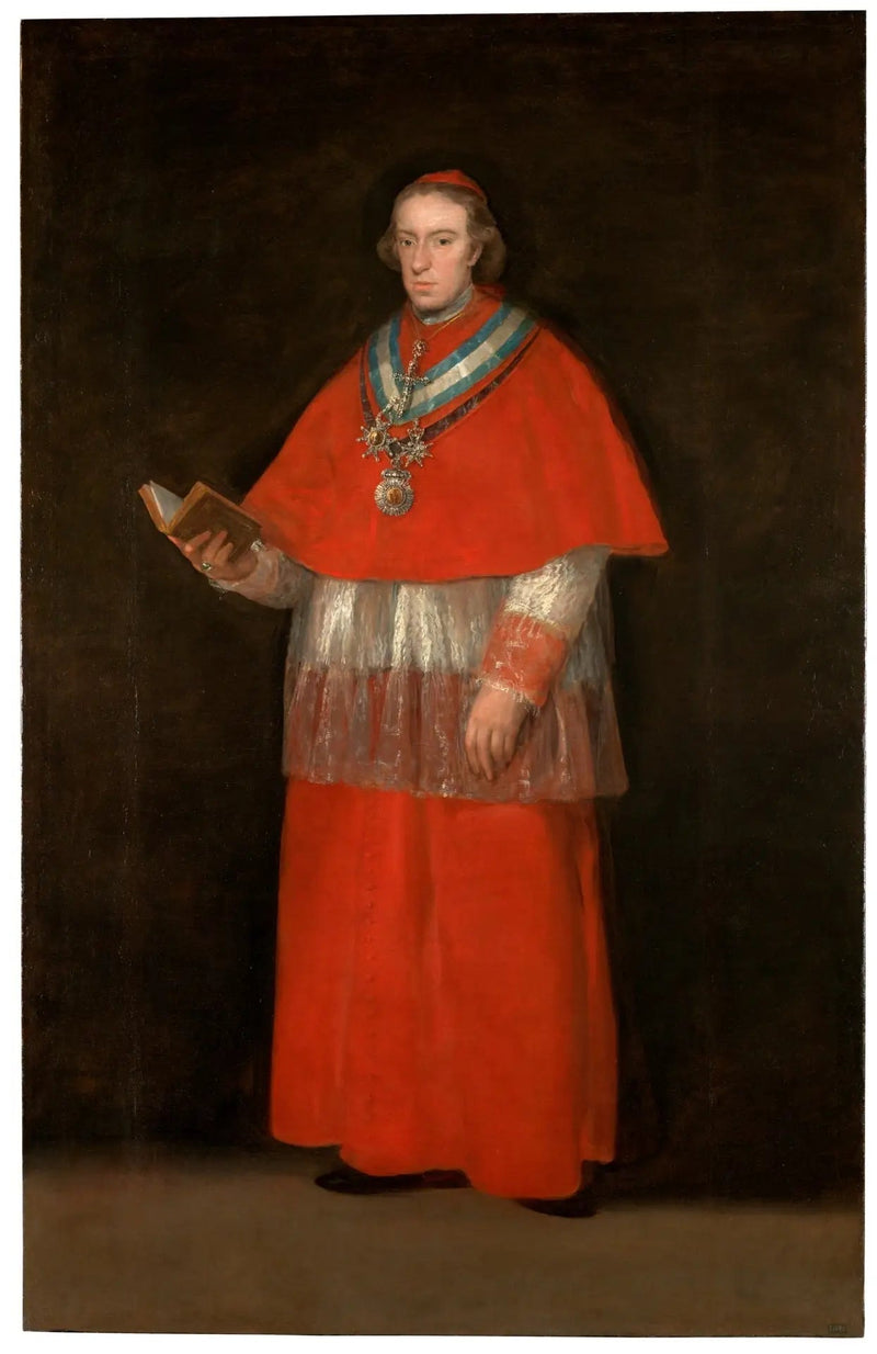 Kardinal Luis María de Borbón ve Vallabriga - Francisco de Goya