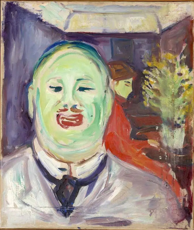 Henrik Lund Karikatürü - Edvard Munch