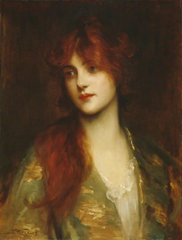 Carine - Luke Fildes image 1 copie peinte à la main à l’huile