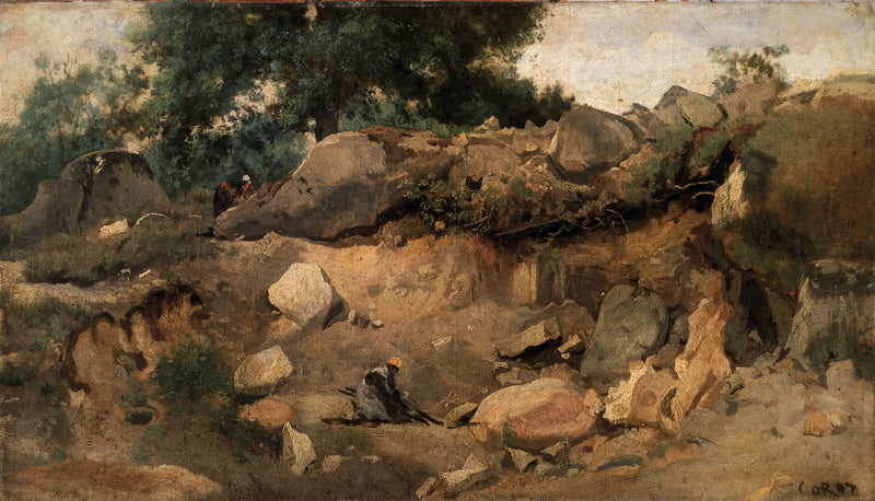 Chaise-Marie Taşı, Fontainebleau - Jean-Baptiste Camille Corot