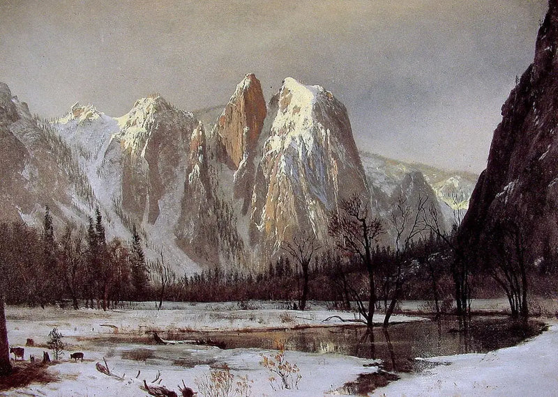 Katedral Kayası, Yosemite Vadisi, Kaliforniya - Albert Bierstadt