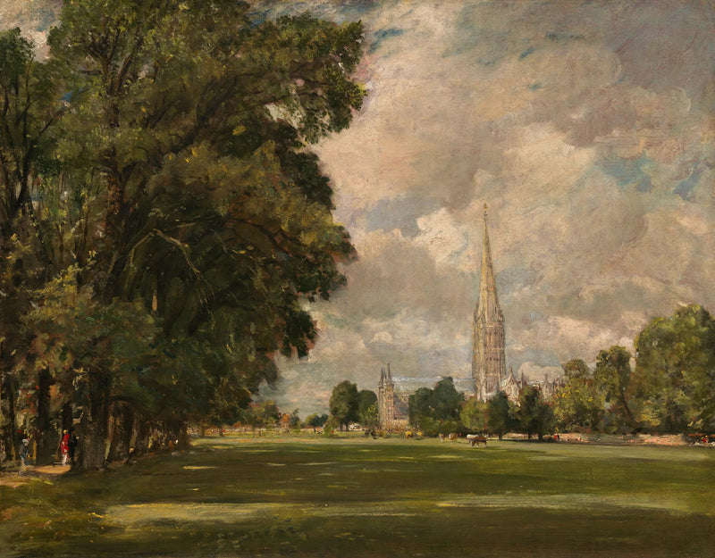 Lower Marsh Close'den Salisbury Katedrali - John Constable