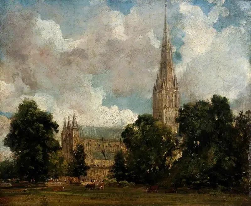 Salisbury Katedrali güneybatıdan görünüm - John Constable