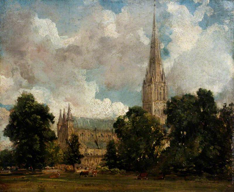 Cathédrale de Salisbury vue du sud-ouest - John Constable