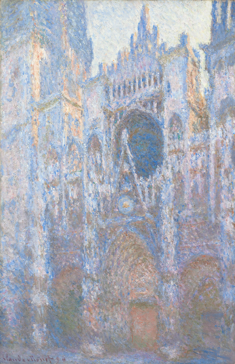 Rouen Katedrali, batı cephesi W1351 - Claude Monet