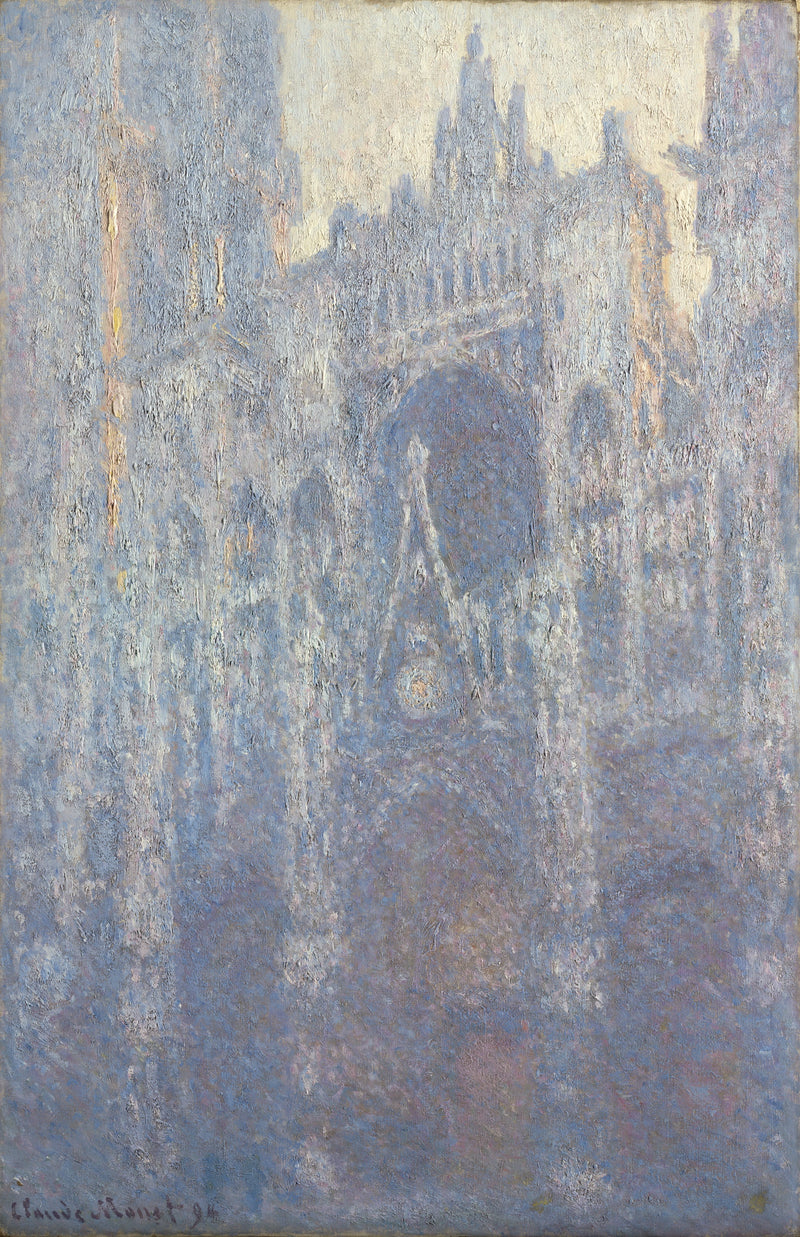 Rouen Katedrali Portalı, sabah etkisi W1354 - Claude Monet