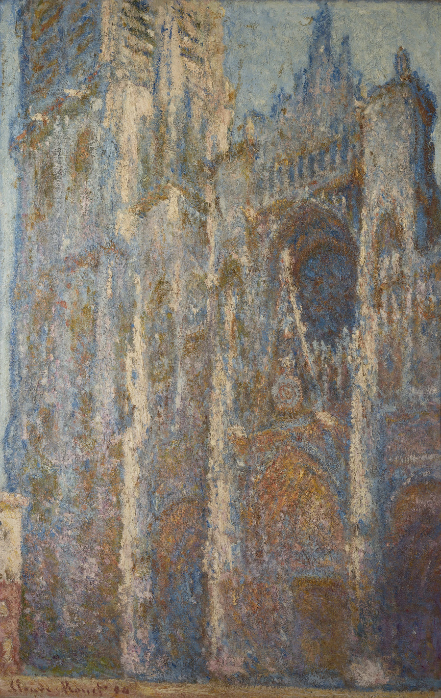 Rouen Katedrali, Portal ve Albane Kulesi, Öğle - Claude Monet