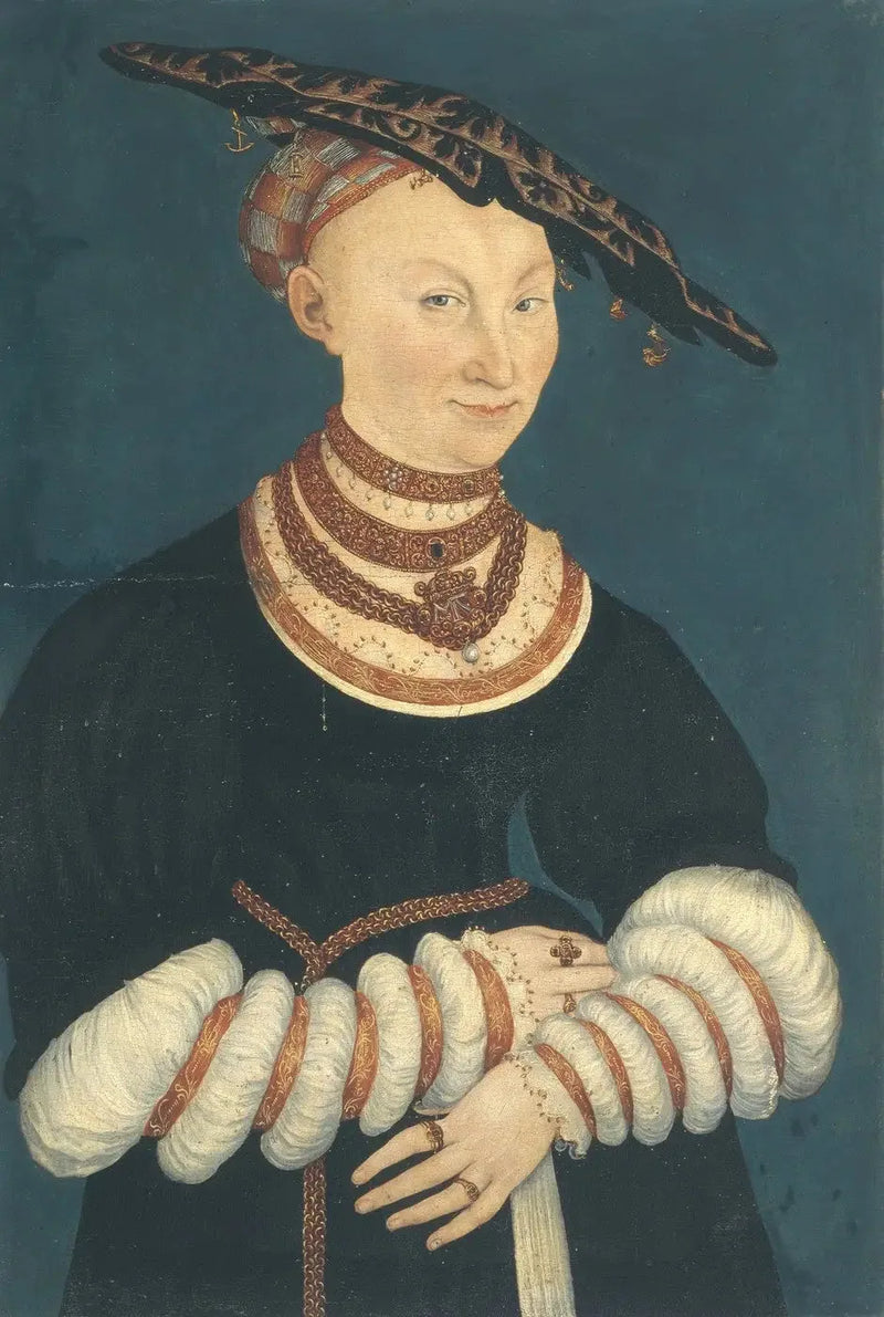 Katherine de Mecklembourg, Sakson Düküçe (1487-1561) - Lucas Cranach the Elder