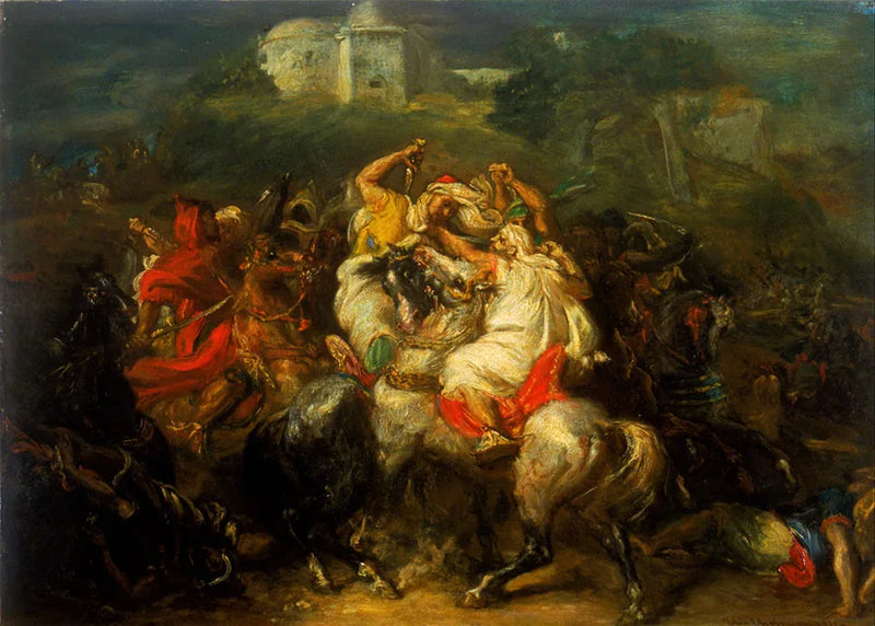 Savaşta Arap Atları - Théodore Chassériau