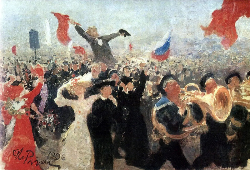 17 Ekim 1905 Bildirgesi'nin Kutlaması - Ilya Repin