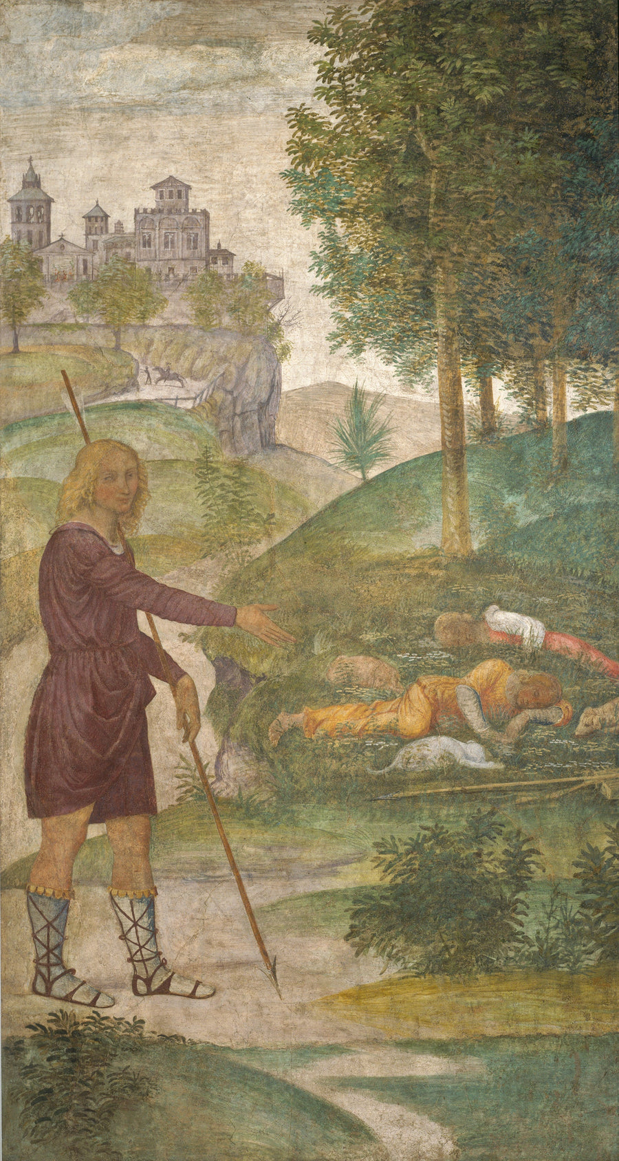 Céphale ve Nymfler - Bernardino Luini