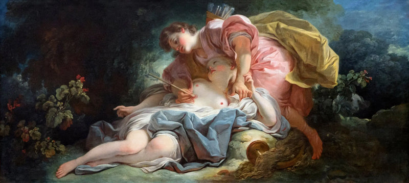 Céphale ve Procris - Jean-Honoré Fragonard