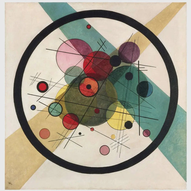 Bir Daire İçinde Daireler - Vassily Kandinsky