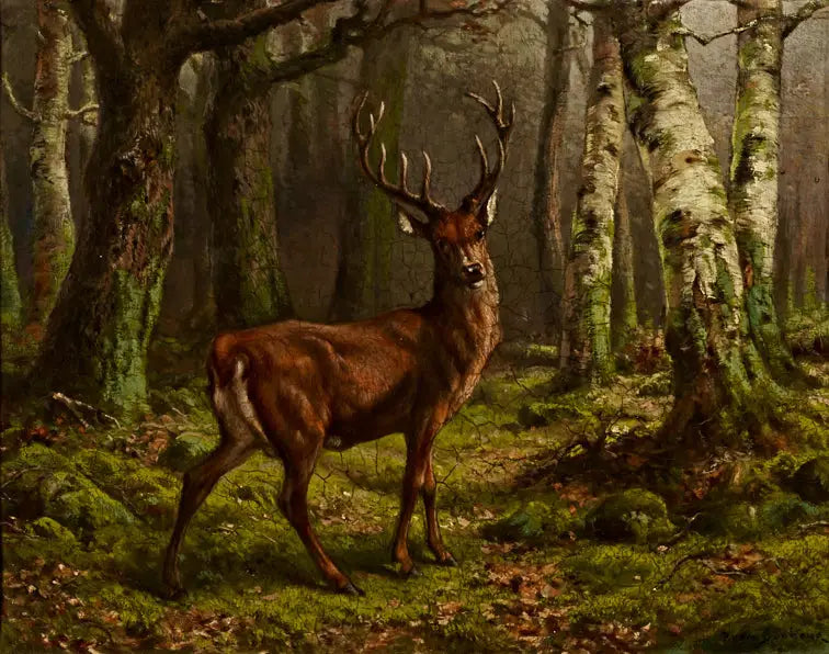 Ormanlardaki Geyik - Rosa Bonheur