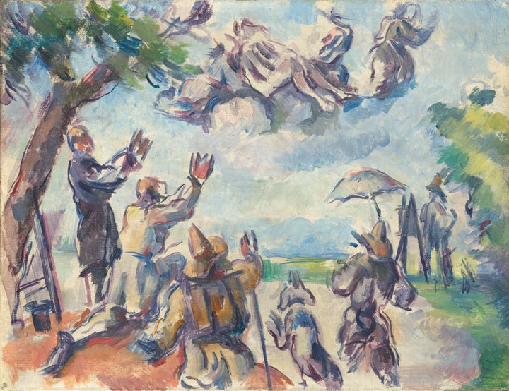 Delacroix'in Apoteozi - Paul Cézanne