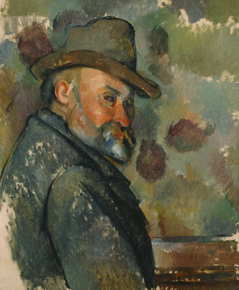 Şapkalı Özçekim - Paul Cézanne