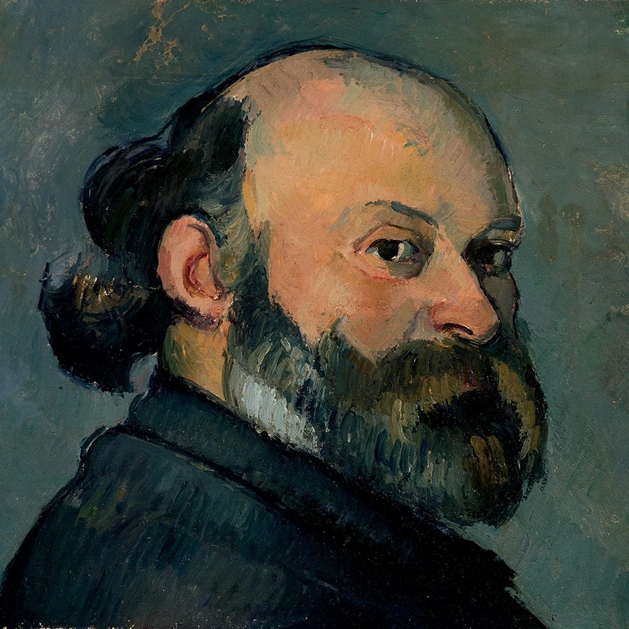 Sanatçının omzunun üzerinden bakarkenki portresi - Paul Cézanne