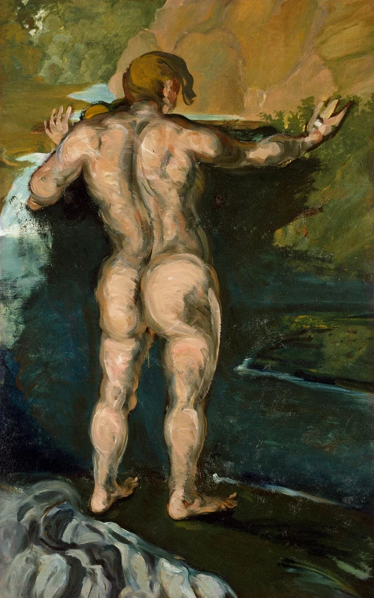 Kayalıktaki Yüzen - Paul Cézanne