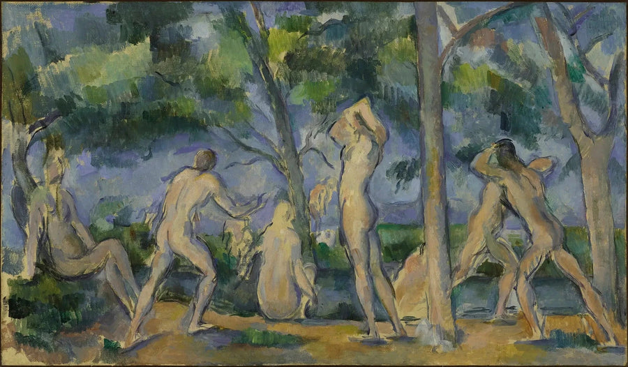 Banyo Yapanlar - Paul Cézanne