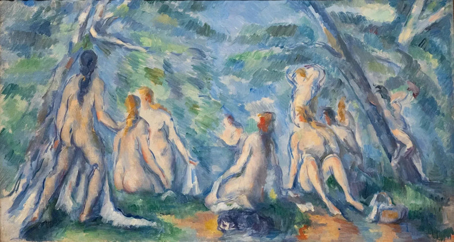 Banyo Yapanlar - Paul Cézanne