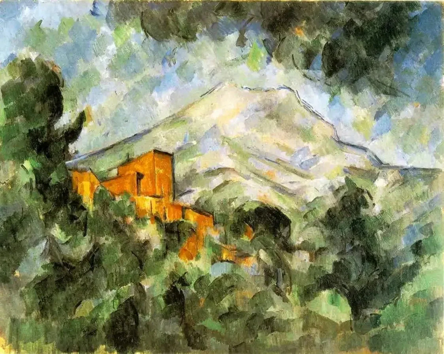 La Montagne Sainte-Victoire ve Château Noir - Paul Cézanne