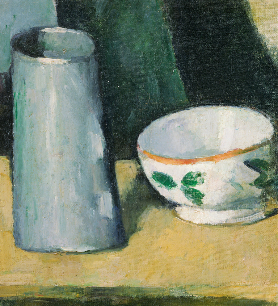 Bol ve süt kutusu - Paul Cézanne