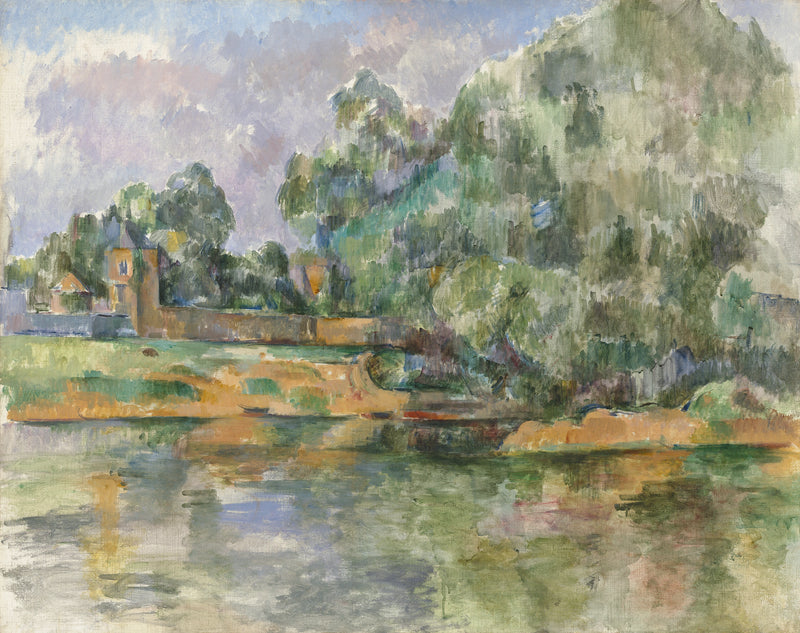 Suyun Kenarındaki Manzara - Paul Cézanne