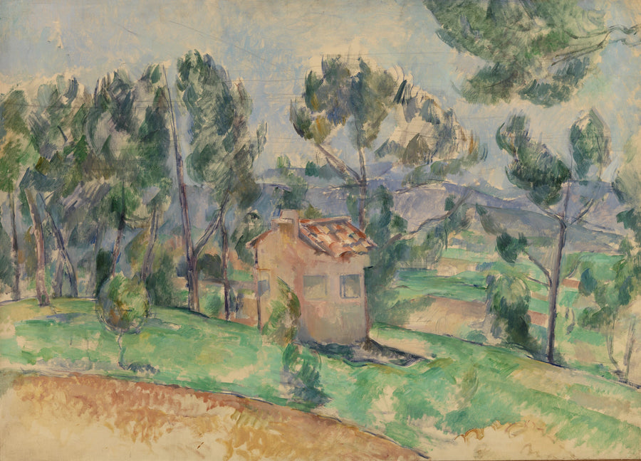 Provence'de Av Kulübesi - Paul Cézanne