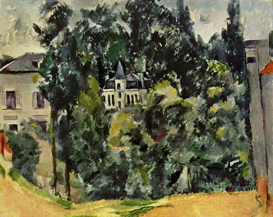 Paris çevresinde bir şato - Paul Cézanne