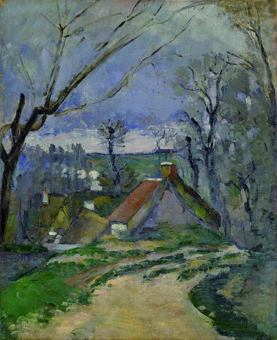 Auvers-sur-Oise'de Kulübeler - Paul Cézanne