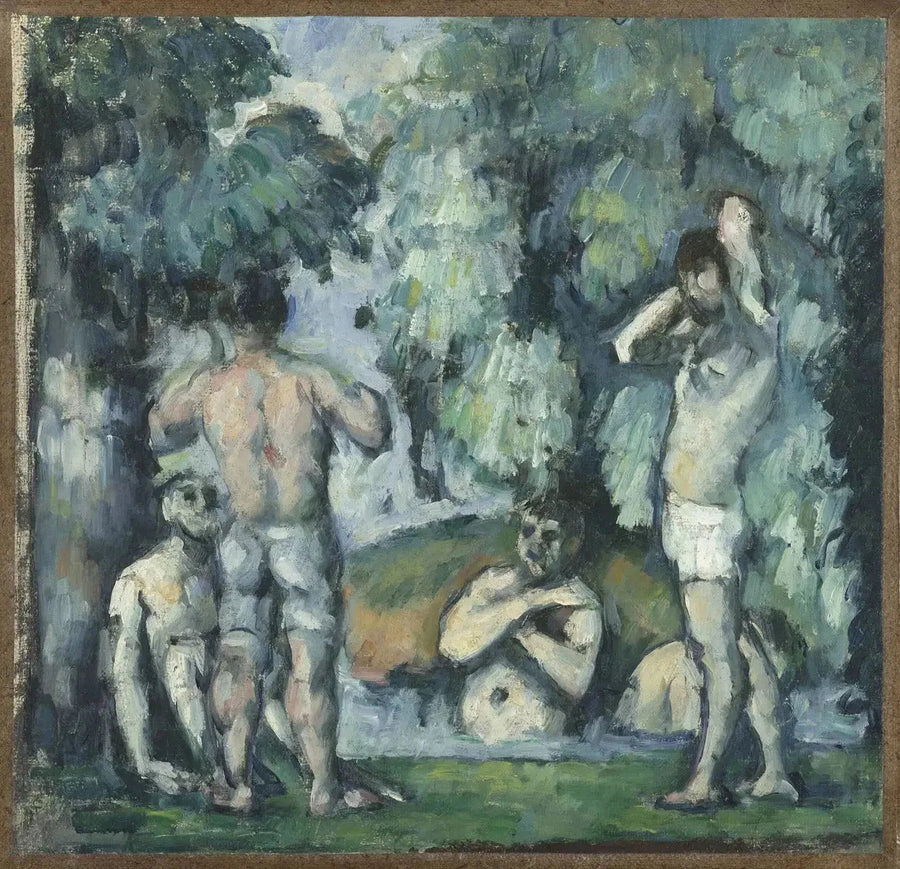 Beş Yüzen - Paul Cézanne