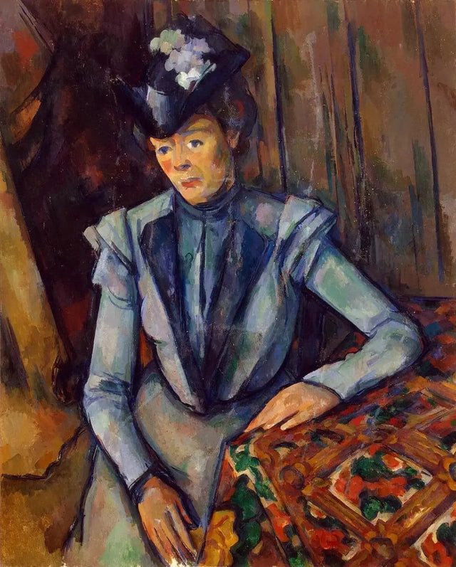 Mavili Kadın, 1900-1904 dolaylarında--- Paul Cézanne