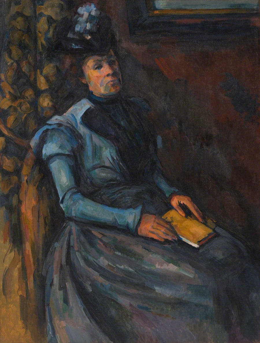 Kitaplı Kadın - Paul Cézanne