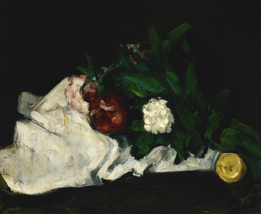 Çiçekler ve meyveler - Paul Cézanne
