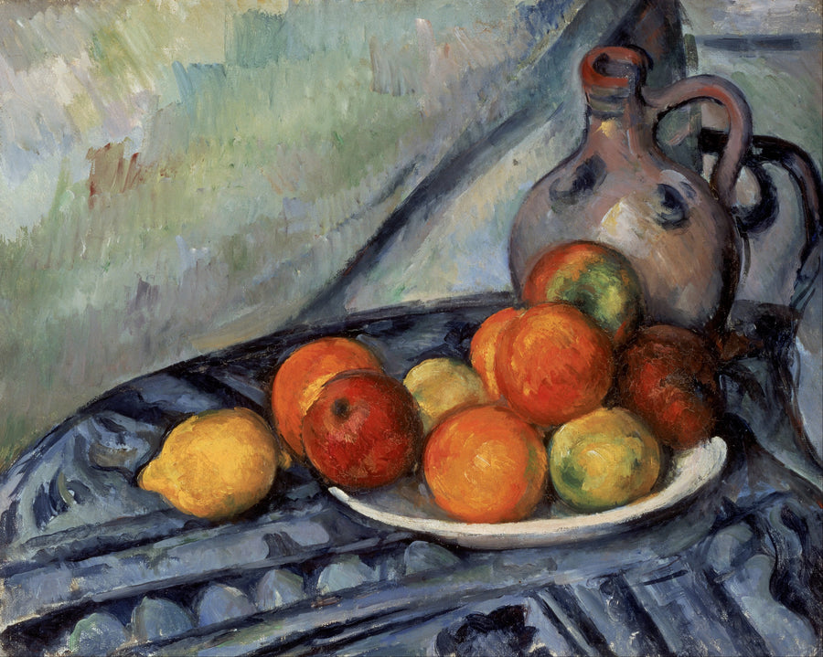 Meyveler ve sürahi - Paul Cézanne