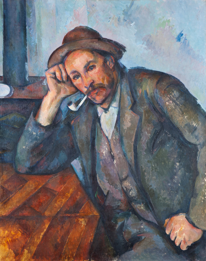 Dirsek Dayamış Sigara İçen - Paul Cézanne