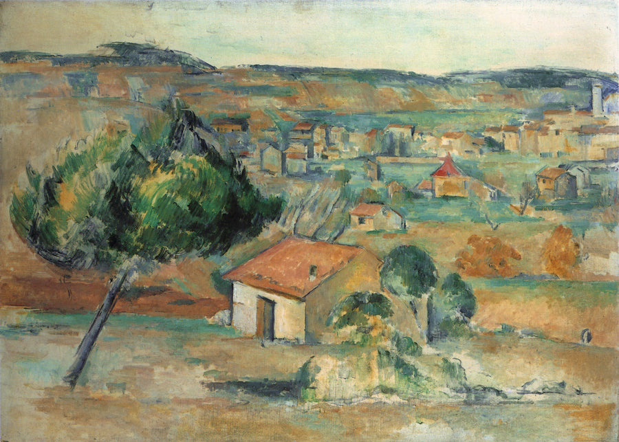 Claou'dan Gardanne manzarası - Paul Cézanne