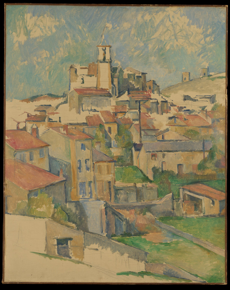Gardanne (dikey görünüm) - Paul Cézanne